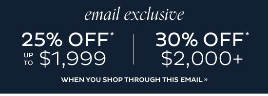 Email Exclusive | Shop Through This Email