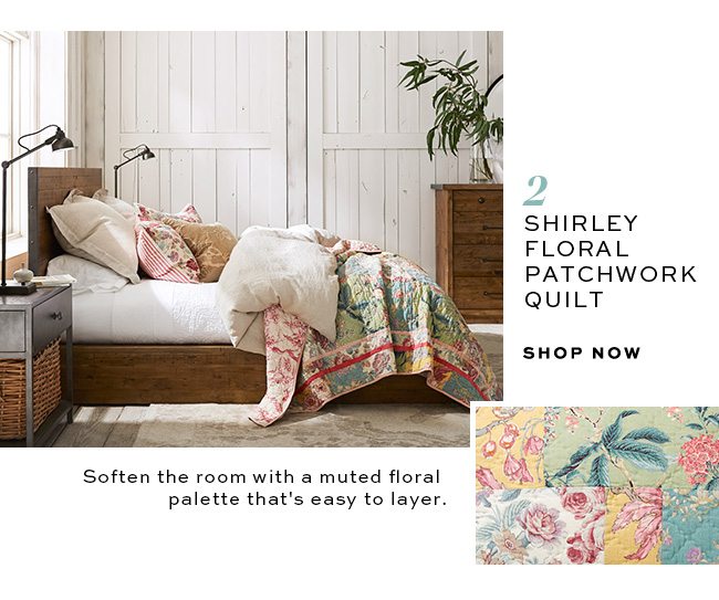 Shirley Floral Patchwork quilt
