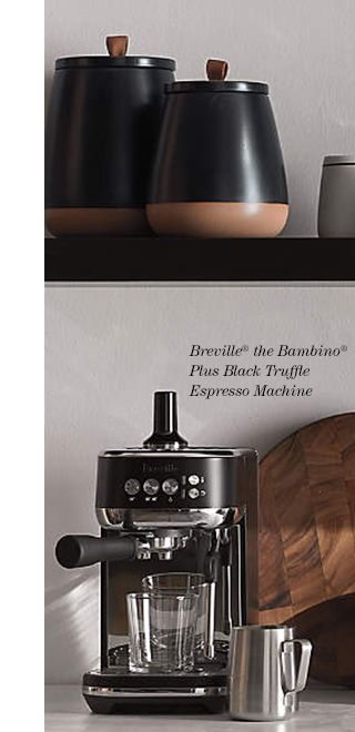 Breville ® the Bambino ® Plus Black Truffle Espresso Machine