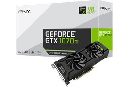 PNY NVIDIA GeForce GTX 1070Ti 8GB GDDR5 Graphics Card