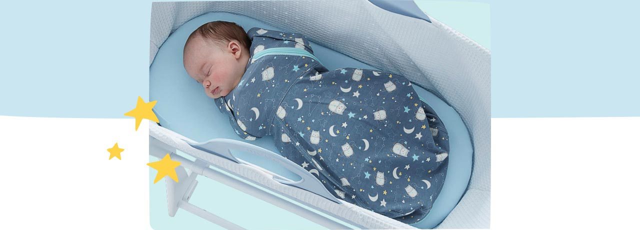 Grosnug 2-in-1 Hip-healthy Newborn Swaddle Sleep Bag