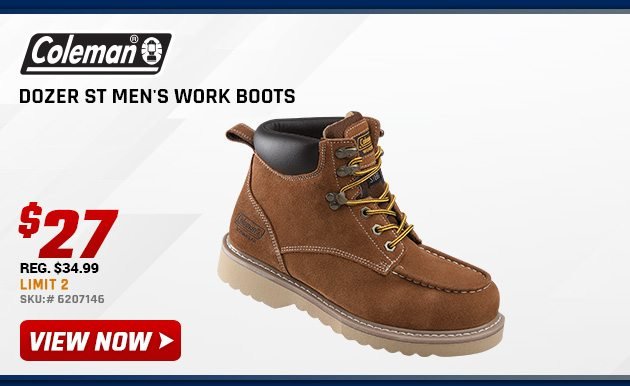 coleman dozer st men's work boots