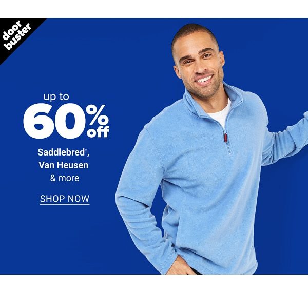 Up to 60% off Saddlebred, Van Heusen & more - Shop Now