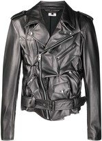 Crushed Artificial Leather Jacket