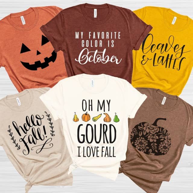 fall t shirt designs
