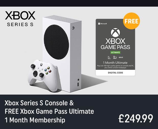 Xbox Series S Console & FREE Xbox Game Pass Ultimate 1 Month Membership