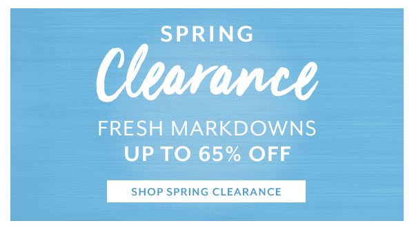 Spring Clearance