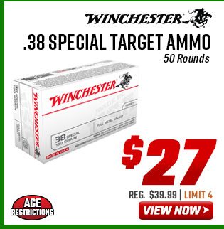 Winchester .38 Special Target Ammo