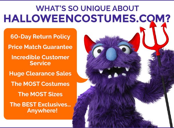 What's so unique about HalloweenCostumes.com?