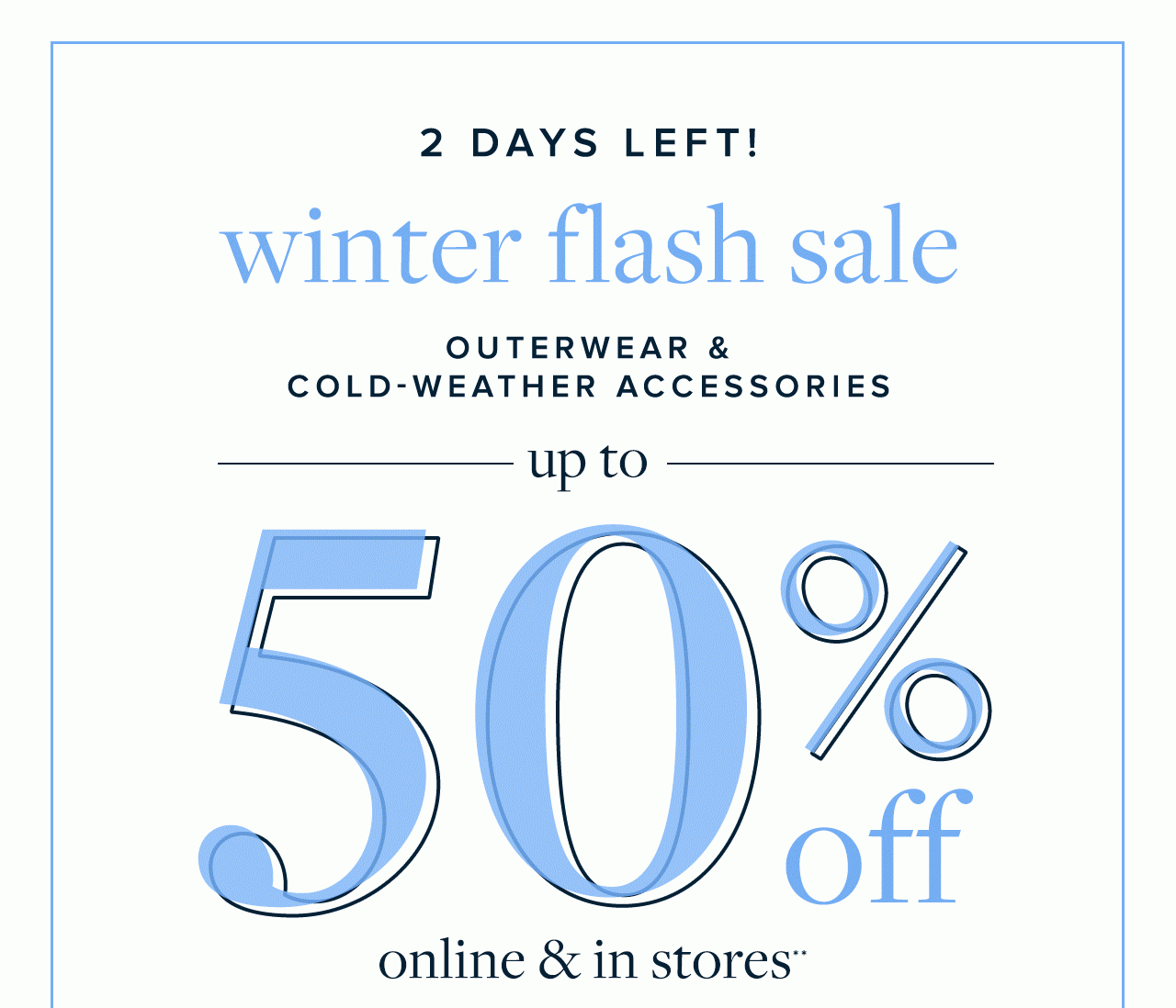 2 Days Left Winter Flash Sale Brooks Brothers Email Archive