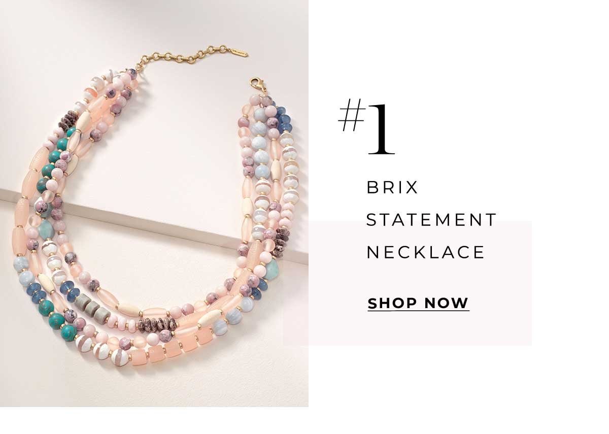 stella and dot brix statement necklace