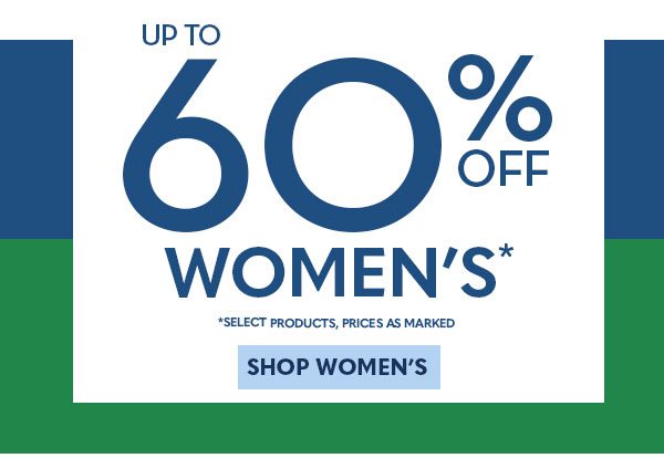 Up to 60% Off Women's