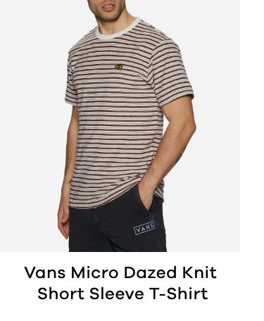 Vans Micro Dazed Knit Short Sleeve T-Shirt