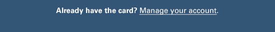 Manage your account.