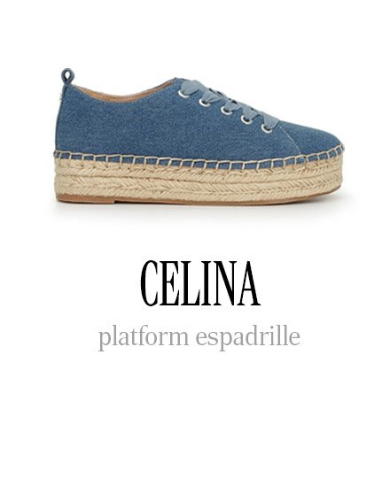 CELINA platform espadrille