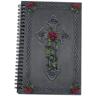 Celtic Cross With Roses Journal