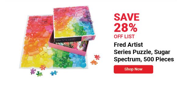 Fred Artist Series Puzzle - Sugar Spectrum, 500 pieces