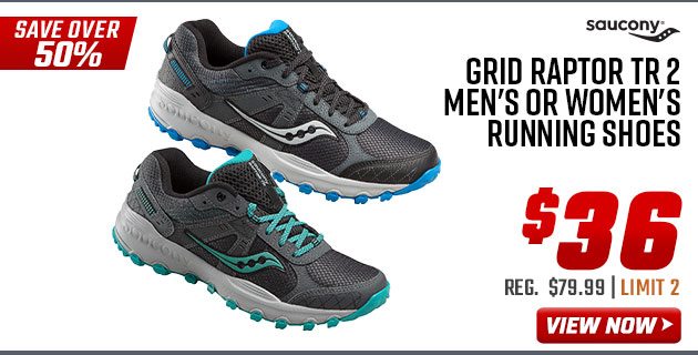 Saucony Grid Raptor TR 2 Men's or Women's Running Shoes