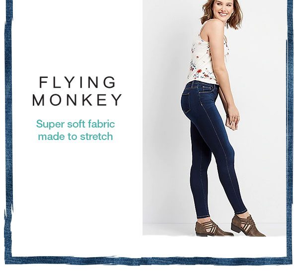 Flying Monkey. Super soft fabric made to stretch.