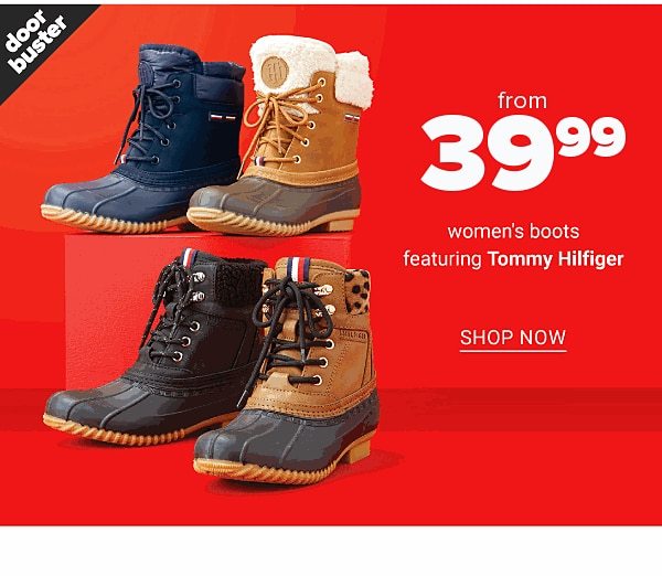 Women's Boots from 49.99 feat. Tommy Hilfiger - Shop Now