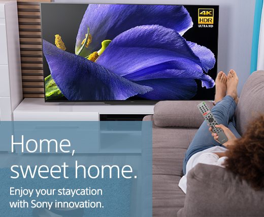 A9G BRAVIA® OLED TV | Home, sweet home. Enjoy your staycation with Sony innovation.