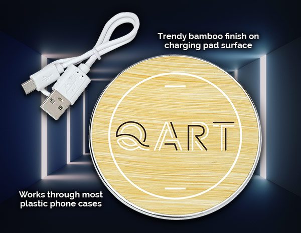 Rustic Wireless Charging Pad