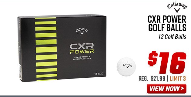 Callaway CXR Power Golf Balls