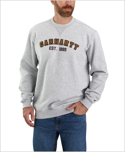 MEN'S CREWNECK BLOCK LOGO SWEATSHIRT