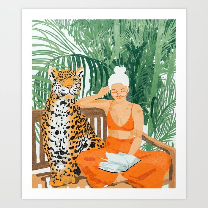 Jungle Vacay #painting #illustration