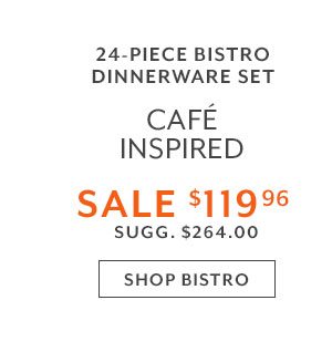 24-PC Bistro Dinnerware Set