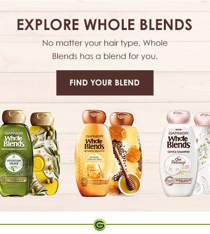 EXPLORE WHOLE BLENDS - No matter your hair type, Whole Blends has a blend for you. - FIND YOUR BLEND