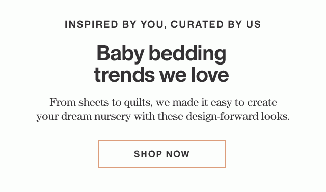 Baby bedding trends we love