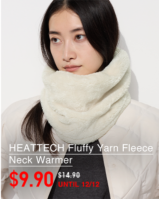 PDP7 - HEATTECH FLUFFY YARN FLEECE NECK WARMER