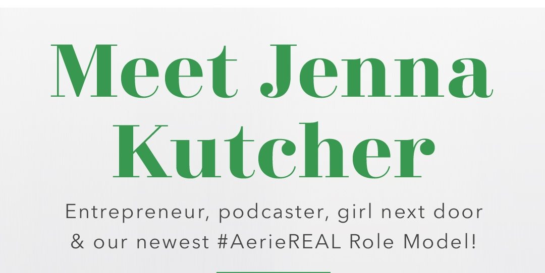 Comfort Is Key For New Mama— And Aerie REAL Role Model— Jenna Kutcher