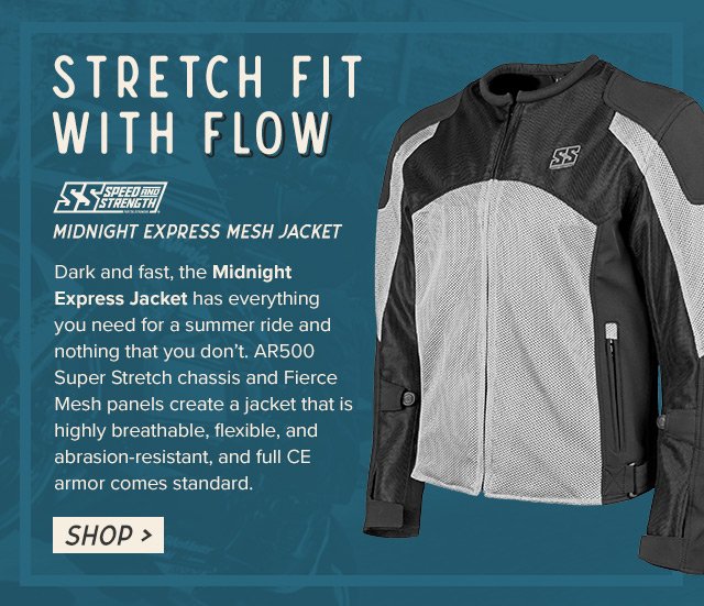 Speed & Strength Midnight Express Mesh Jacket - This jacket has everything you need for a summer ride - Shop