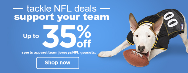 Tackle NFL deals, support your team. Up to 35% off sport apparel, team jerseys, NFL gear, etc. Shop now >