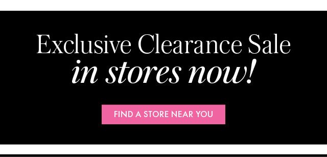 Clearance in Stores BB