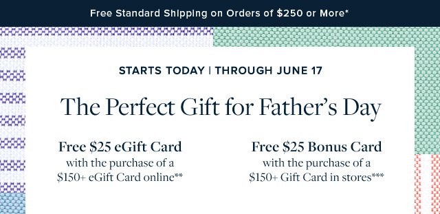 STARTS TODAY | THE PERFECT GIFT FOR FATHER'S DAY