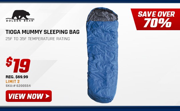 Golden Bear Tioga Mummy Sleeping Bag