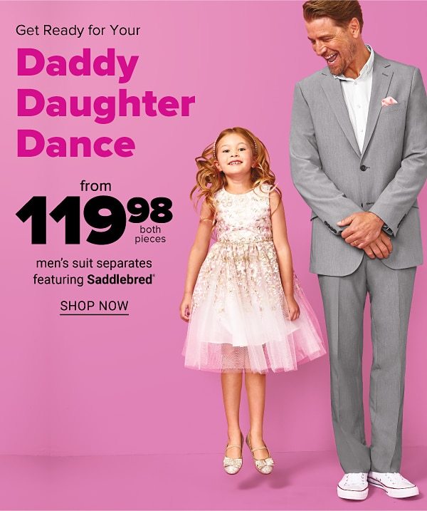 Get Ready for your Daddy Daughter Dance - men's suit separates featuring Saddlebred from 119.98. Shop Now.