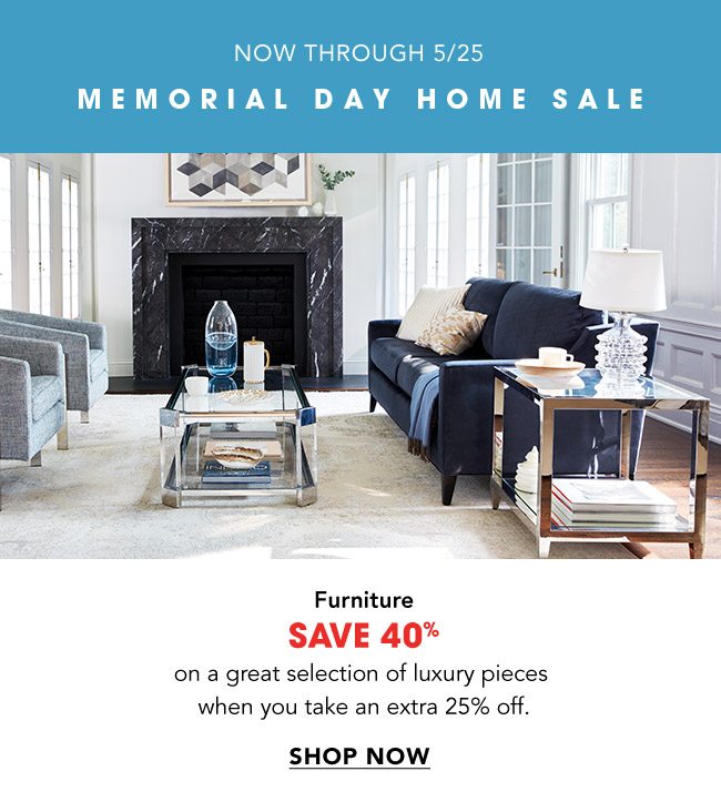 Memorial Day Home Sale Furniture