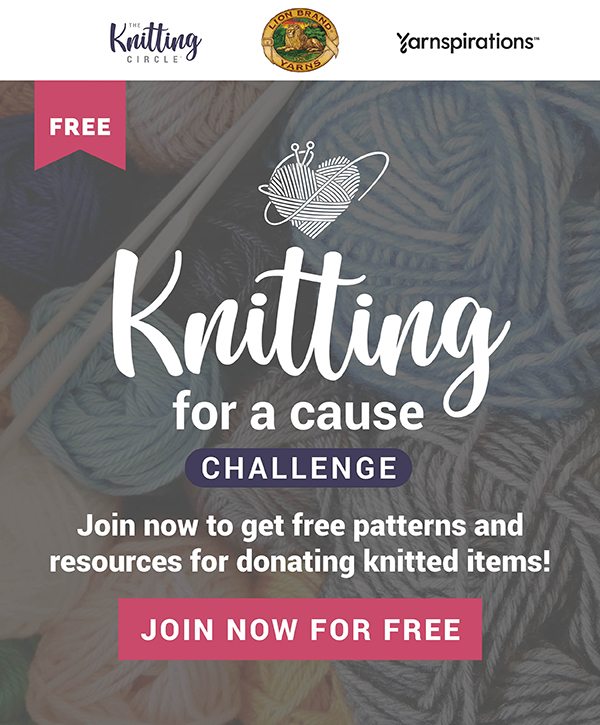 Knitting for a Cause Donation Challenge