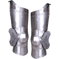 Steel Balthasar Full Leg Guards