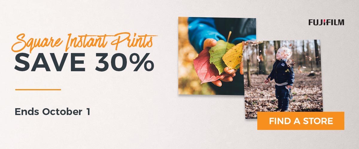 Save 30% off all Square Instant Prints
