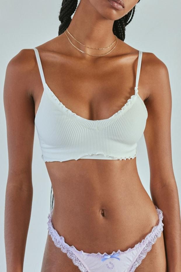 Out From Under Aurelia Seamless Ribbed Knit Bralette