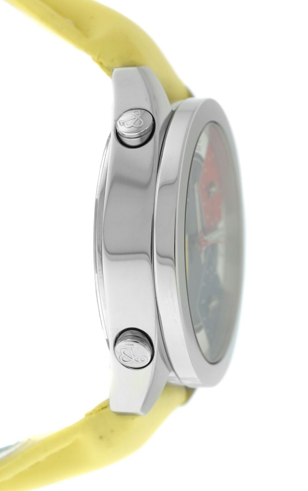 Image of New Ladies' Jacob & Co. Five 5 Time Zone JCM-7 Stainless Steel 40MM MOP Watch