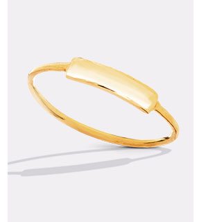 14K Yellow Gold ID Ring