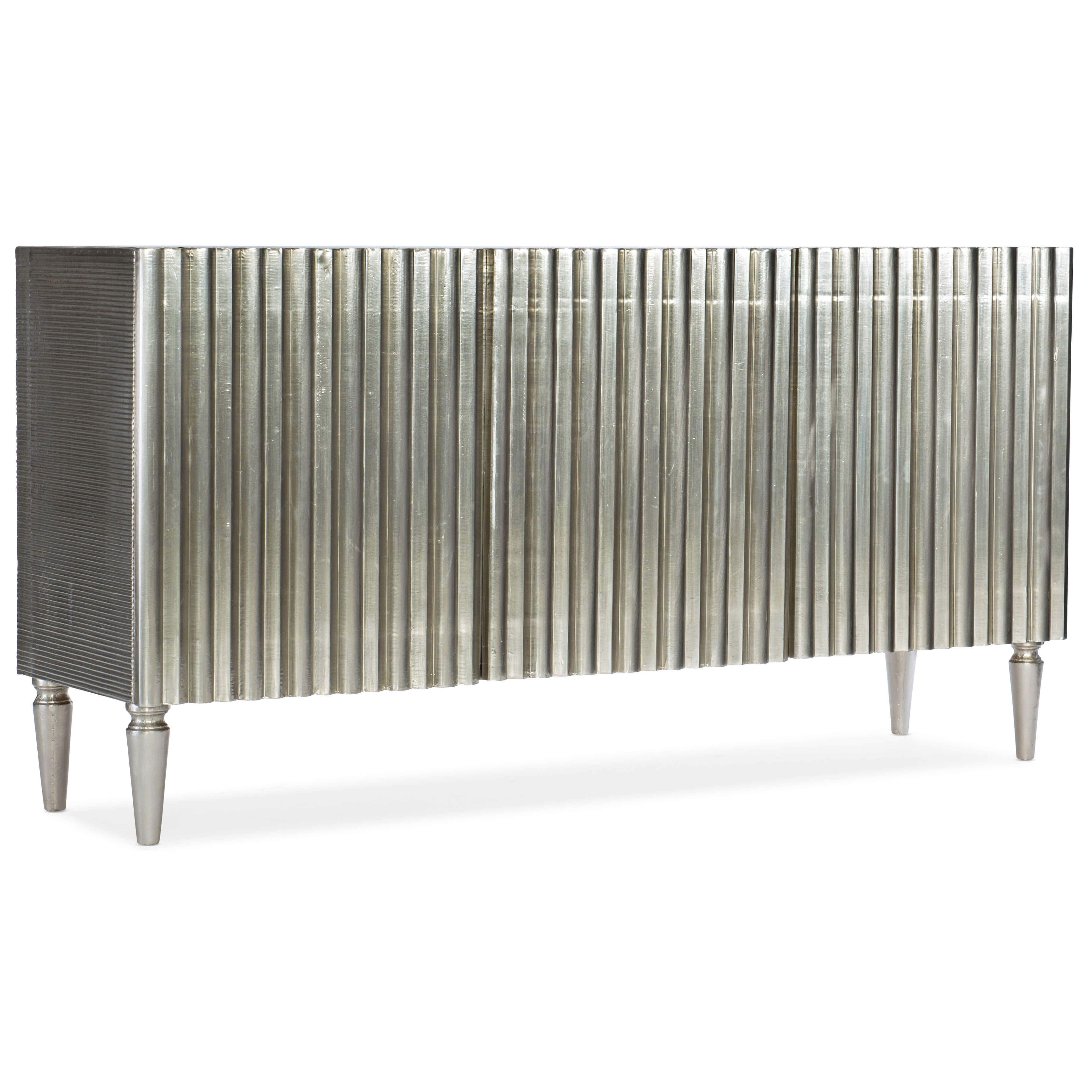 Image of German Silver Entertainment Console