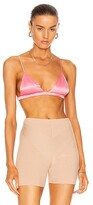 Luxe Triangle Bra in Pink