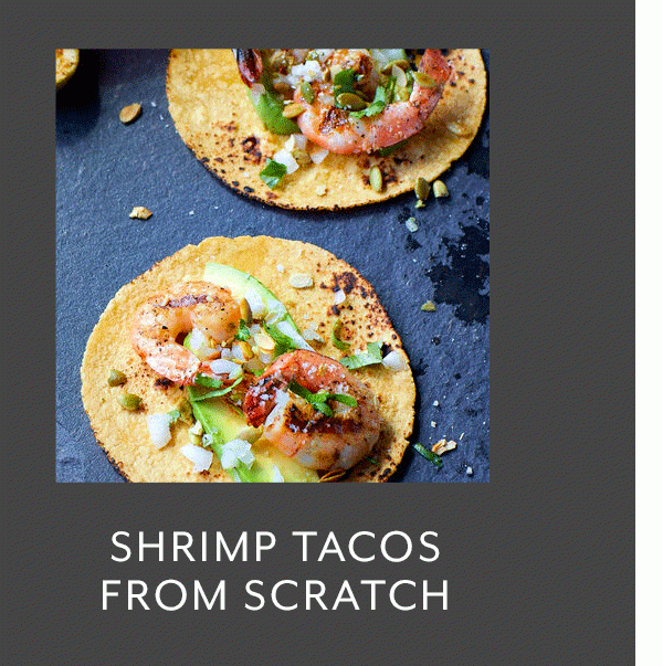 SHRIMP TACOS